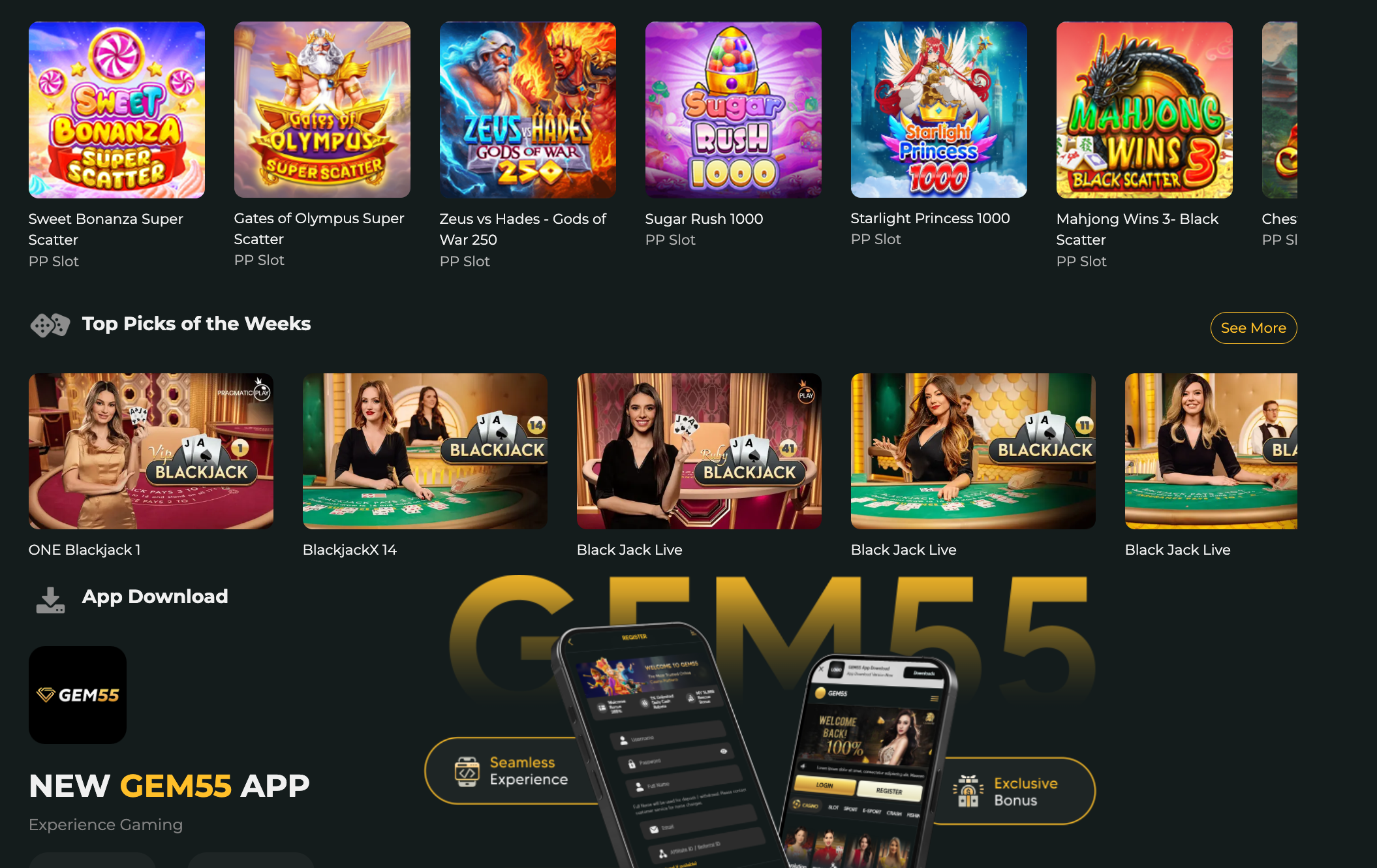 GEM55 online casino Malaysia detailed review image